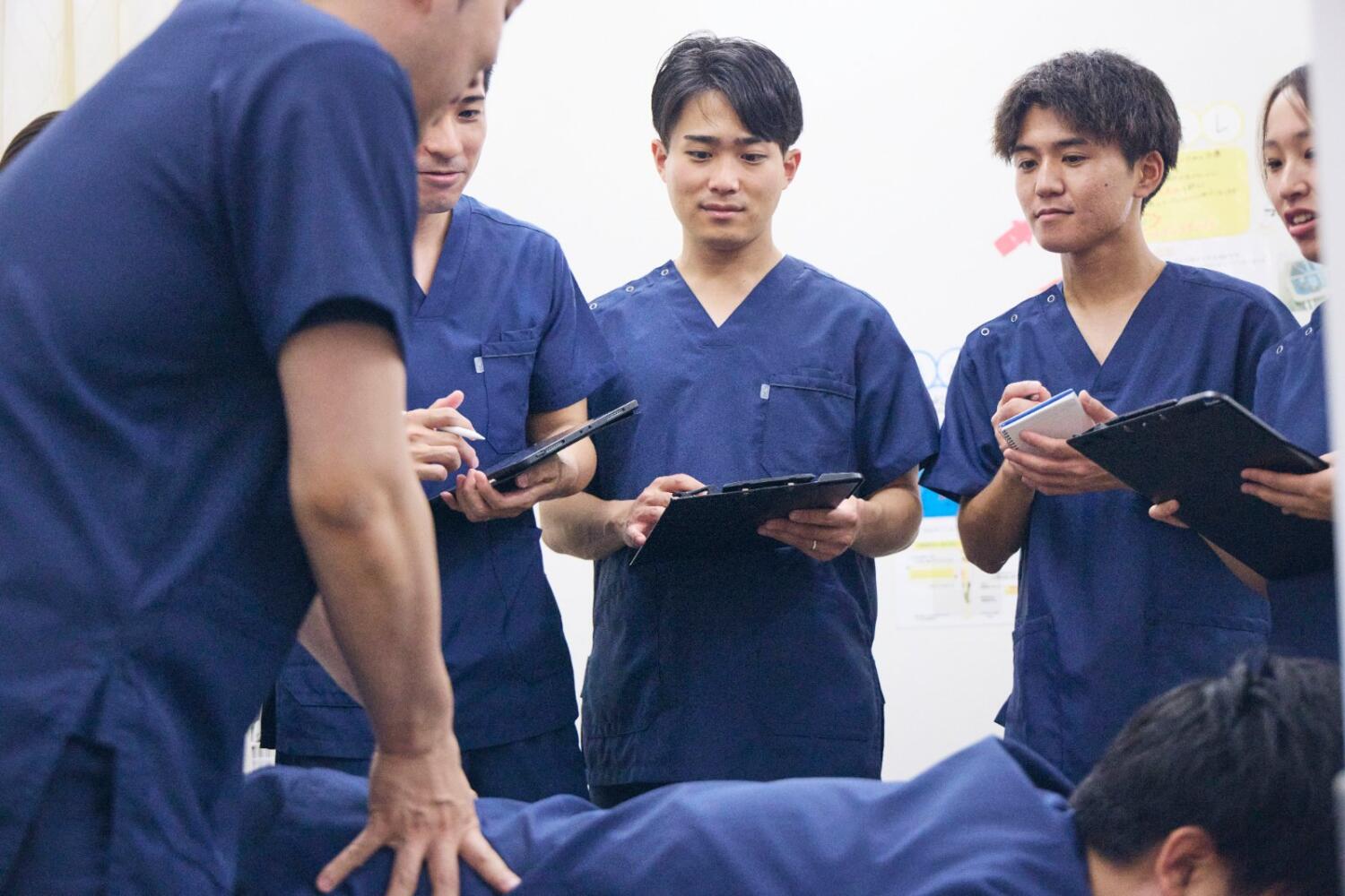 まごころグループの新人研修の様子